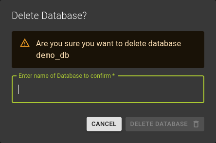 Delete Database