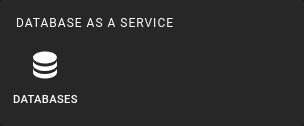 DBaaS Sidebar