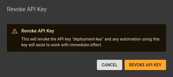 Delete API Key