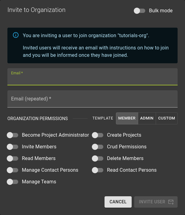 Invite Member