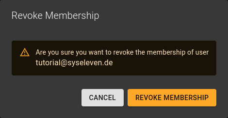 Revoke Membership