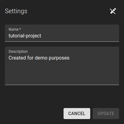 Project Settings