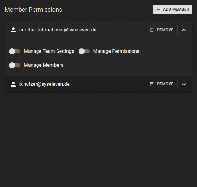Member List