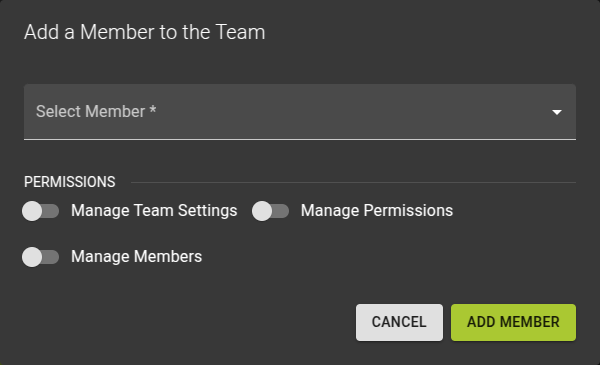 Add team member