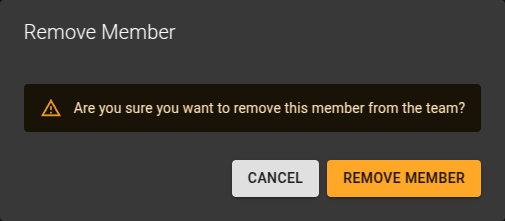 Remove Team Member