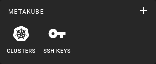 Sidebar MetaKube