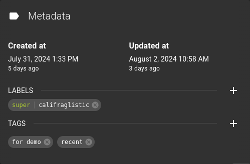 Resource Metadata