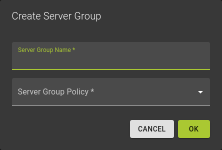 Create Server Groups