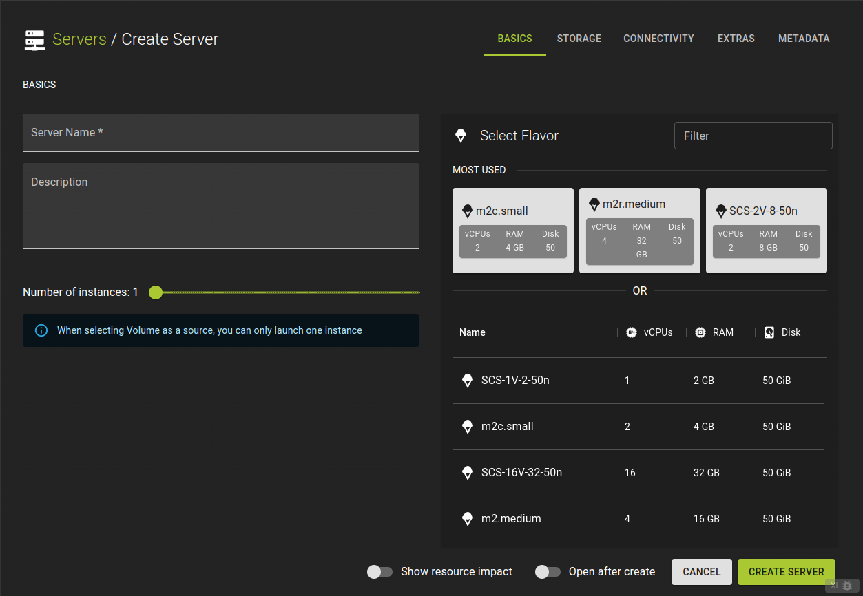Basic configuration for a new server