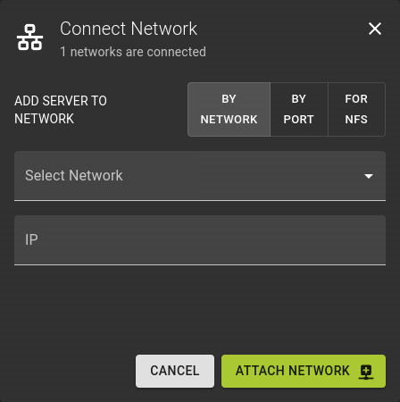 Attach Network