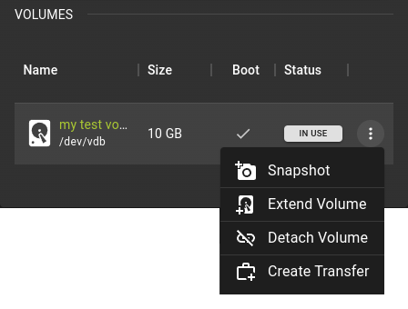 Detach Volume