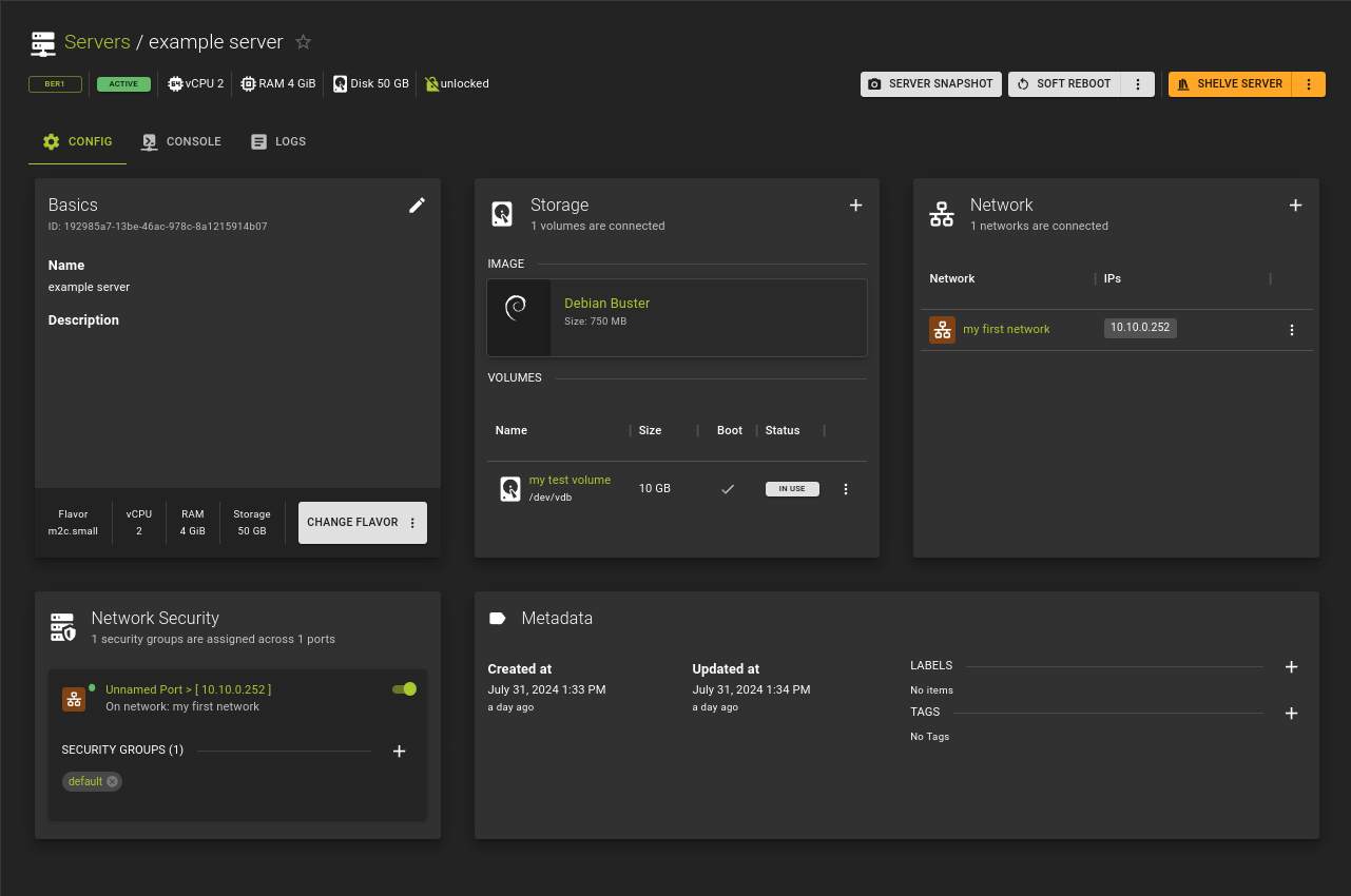 Server Details