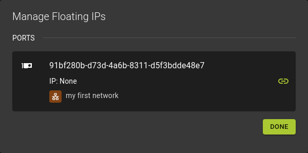 Manage Floating IPs