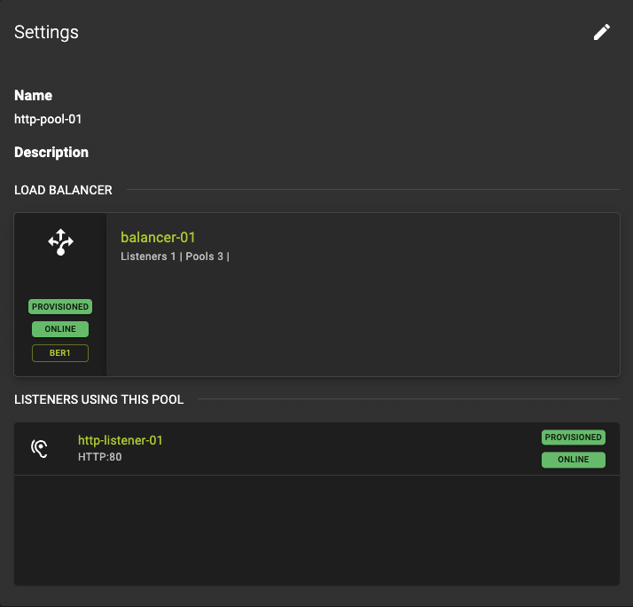 Listener Basic Settings