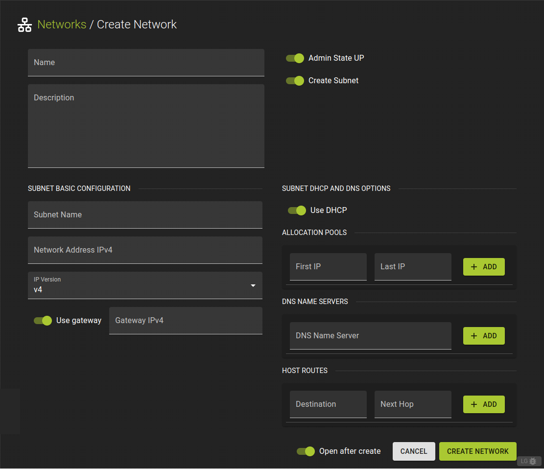 Create Network
