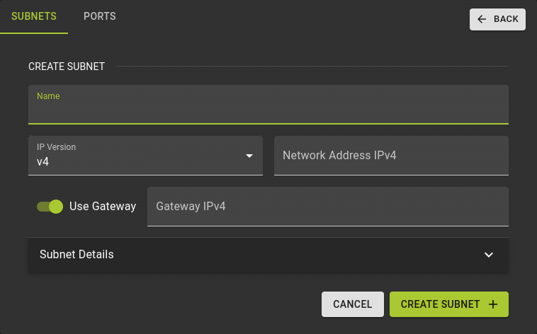 Create Subnet