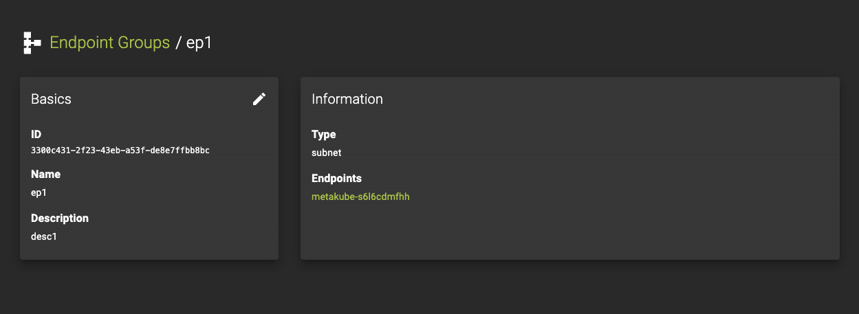 Modify Endpoint Groups