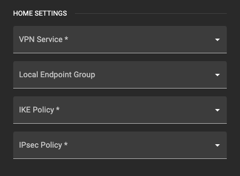 Create Site Connections Home