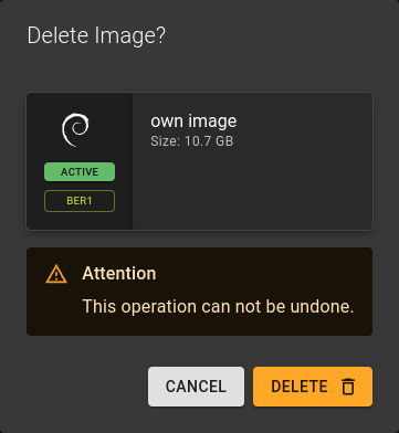 Delete Image