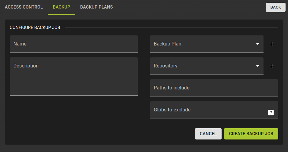 Configure NFS Share Backup