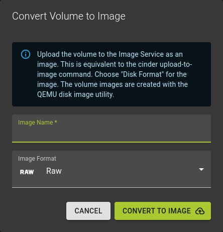 Convert to image and upload