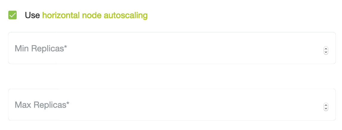 Configure Horizontal Node Autoscaler